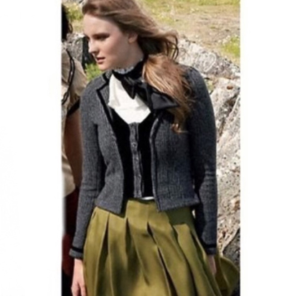 ANTHROPOLOGIE SPARROW Lambswool Jacket Size Medium